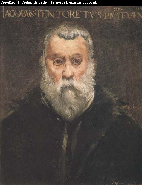 Edouard Manet Copie d'apres le Portrait du Tintoret par lui-meme (mk40)